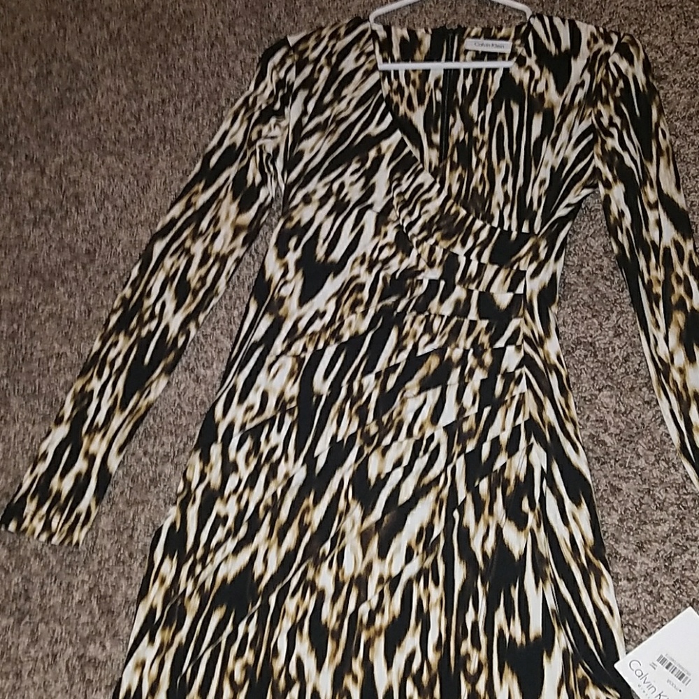 Calvin Cline Ruched side dress
